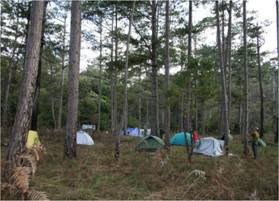 Cắm trại tại Vườn quốc gia